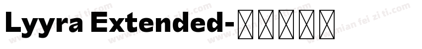 Lyyra Extended字体转换